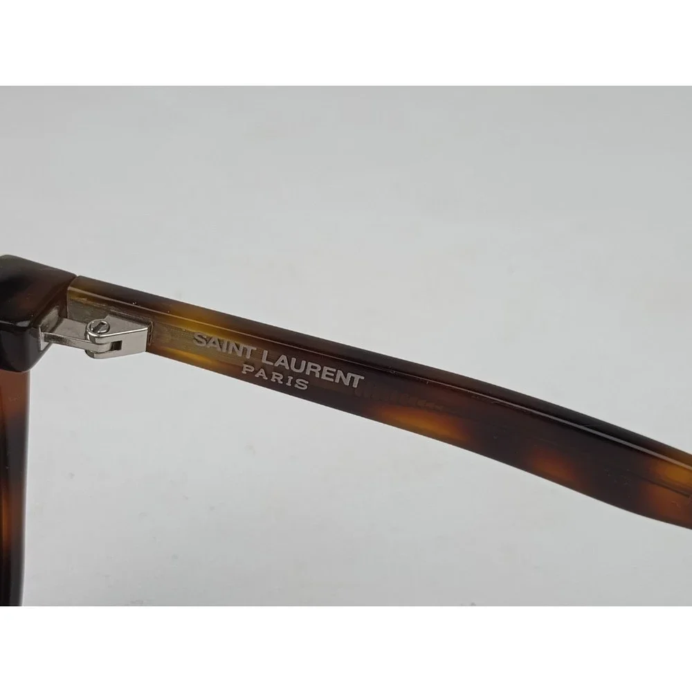 Saint Laurent Women's Havana Brown Green Lenses Sunglasses SL526 002 - Picture 5 of 7